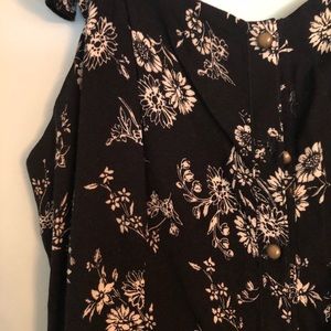 Xhilaration floral jumpsuit